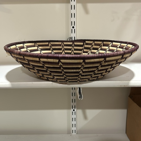 Vintage Tribal Woven Basket - Picture 2 of 3